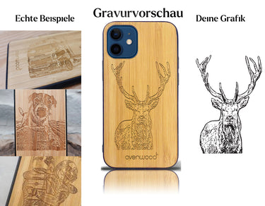 INDIVIDUELL iPhone 12 mini Bambus-Kunststoff